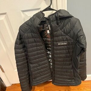 Black Columbia Omni Heat Winter jacket